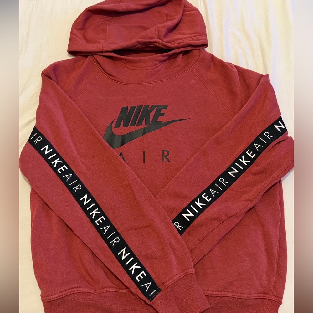 Nike Crimson Sweatshirt with Black Emblem